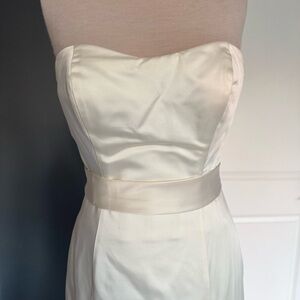 NWT David’s Bridal Champagne long sash ribbon